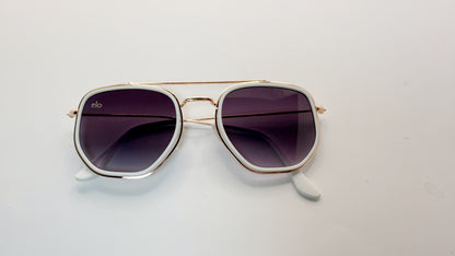 Paris Sunglasses with Golden Metal Frame