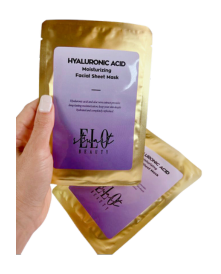 Hyaluronic Acid Moisturizing Facial Sheet Mask - Glow More Glow