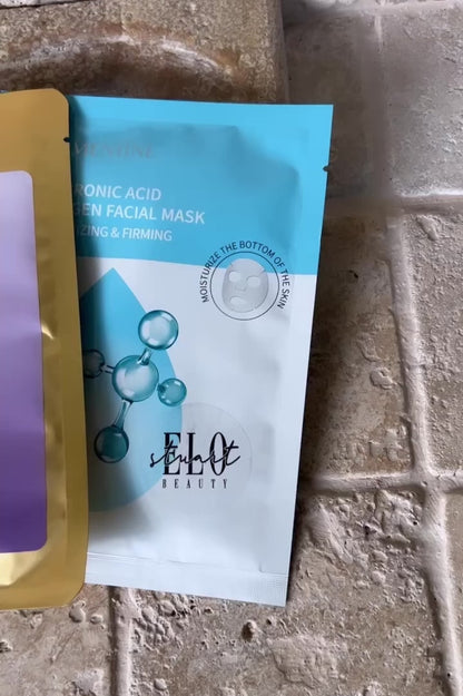 Hyaluronic Acid Moisturizing Facial Sheet Mask - Glow More Glow